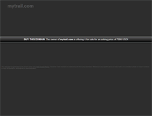Tablet Screenshot of mytrail.com